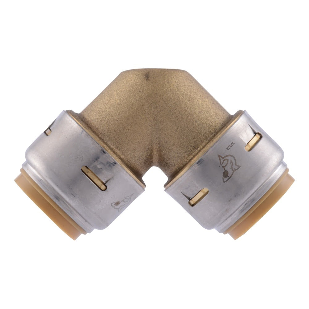 SharkBite UR256A 3/4 in. x 3/4 in. Max Push-to-Connect Brass 90 Degree Elbow Fitting - 2