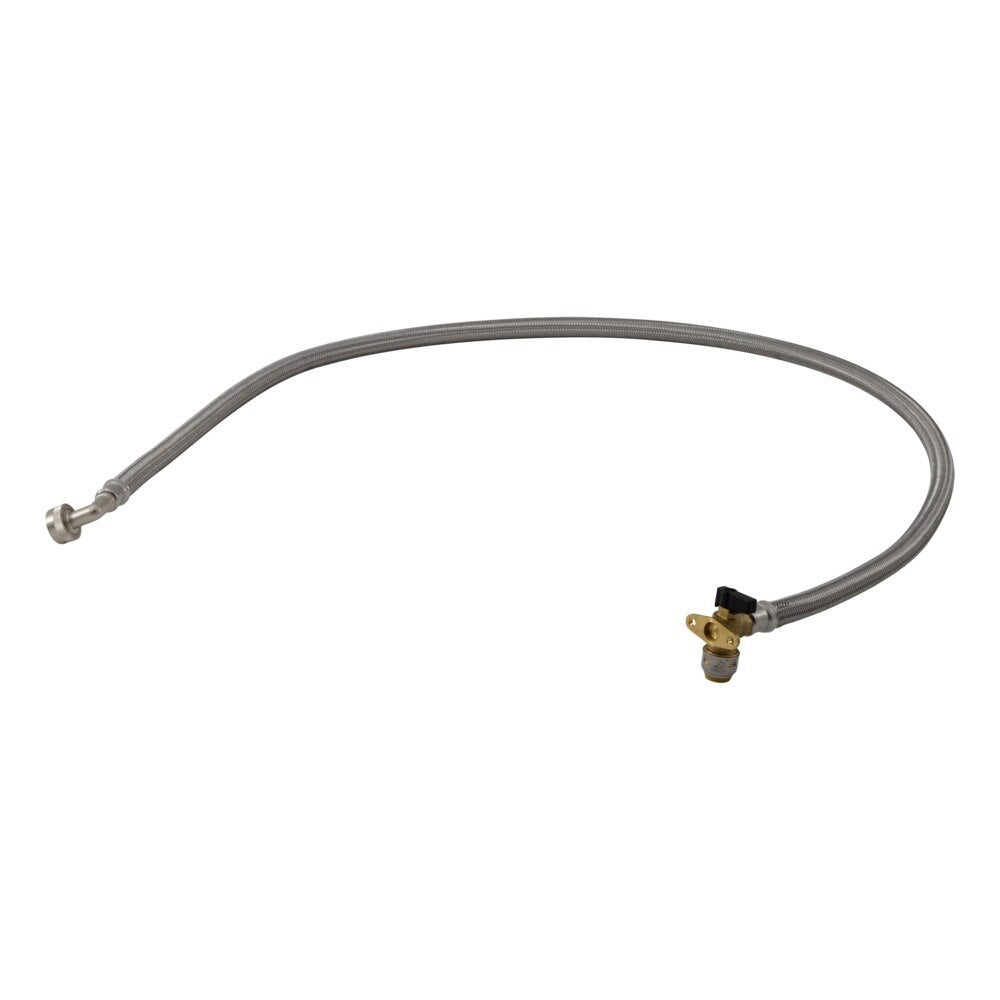 SharkBite UR26004 1/2 in. x 3/4 in. FHT 5 ft. Washer Connector with Angle Stop Valve (2 Pack)