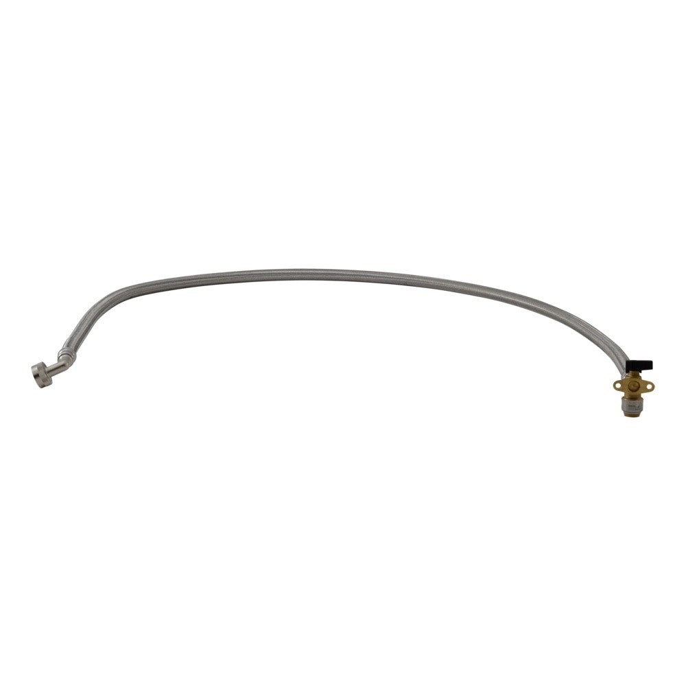 SharkBite UR26004 1/2 in. x 3/4 in. FHT 5 ft. Washer Connector with Angle Stop Valve (2 Pack) - 3