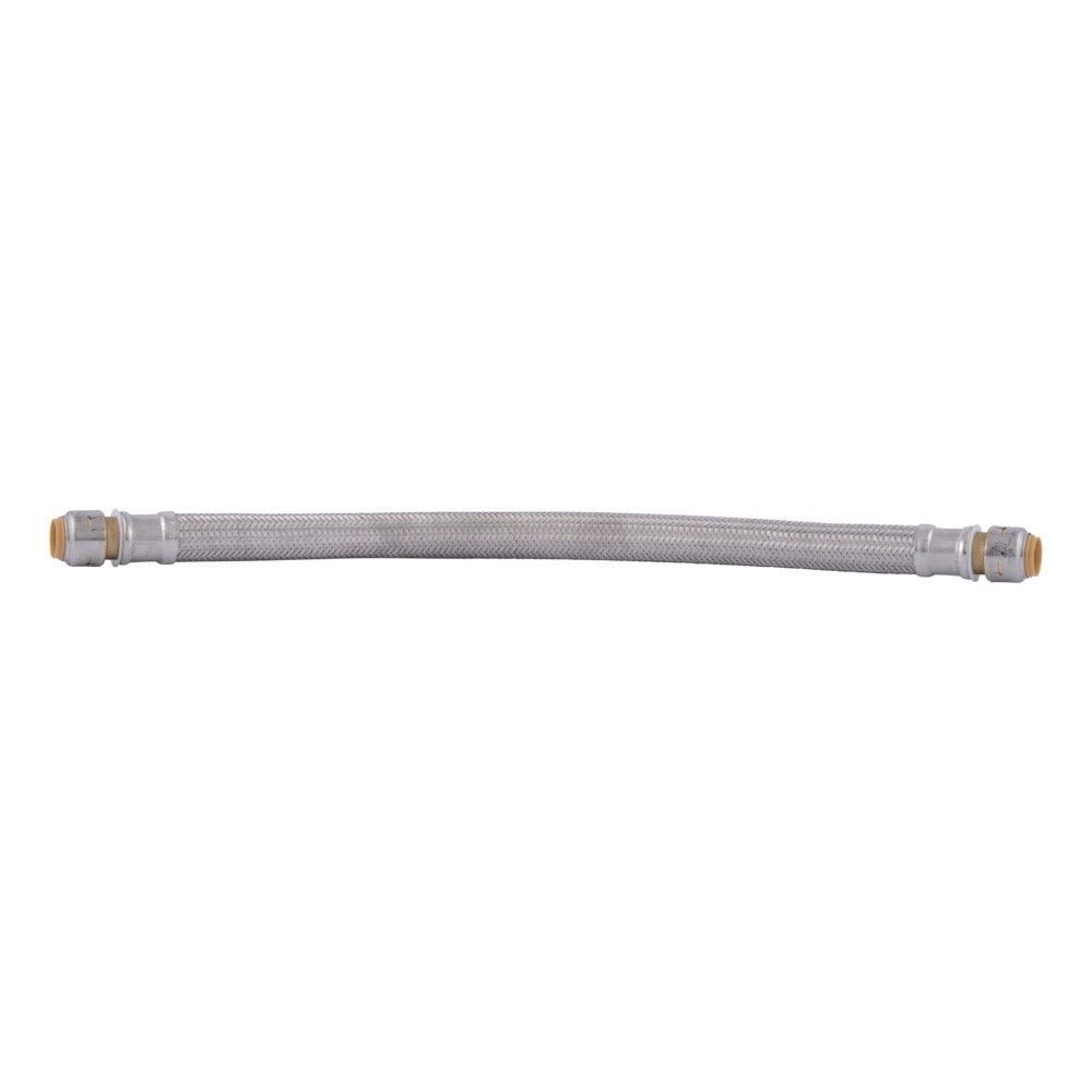 SharkBite UR3008FX18 1/2 in x 1/2 in x 18 in Stainless Steel Braided Push to Connect Repair Hose - 2