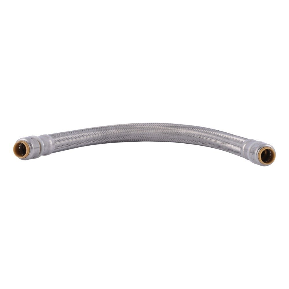SharkBite UR3008FX18 1/2 in x 1/2 in x 18 in Stainless Steel Braided Push to Connect Repair Hose - 3