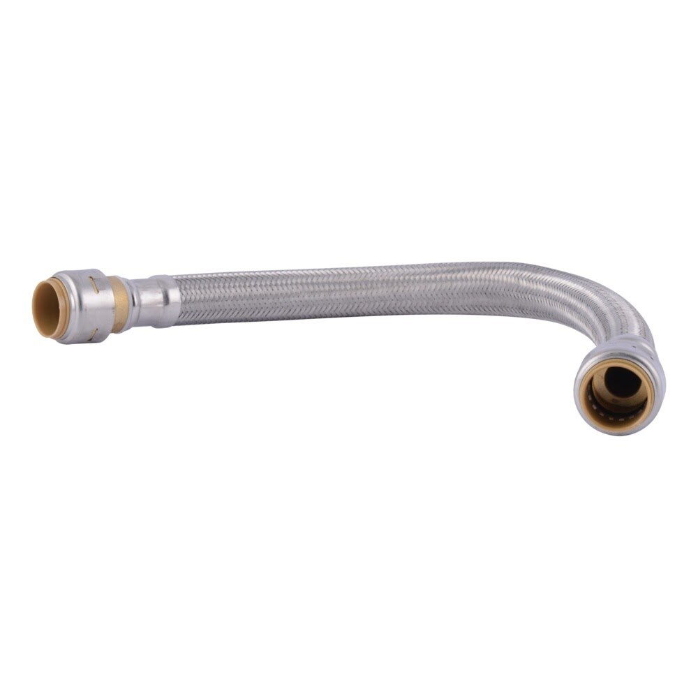 SharkBite UR3016FX18 3/4 in. x 3/4 in. x 18 in. Stainless Steel Braided Push to Connect Repair Hose