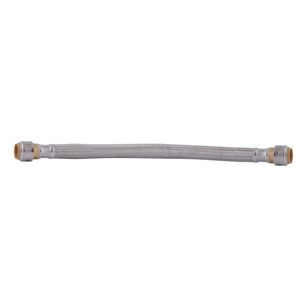SharkBite UR3016FX18 3/4 in. x 3/4 in. x 18 in. Stainless Steel Braided Push to Connect Repair Hose - 2