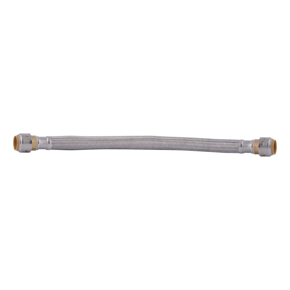 SharkBite UR3016FX18 3/4 in. x 3/4 in. x 18 in. Stainless Steel Braided Push to Connect Repair Hose - 2