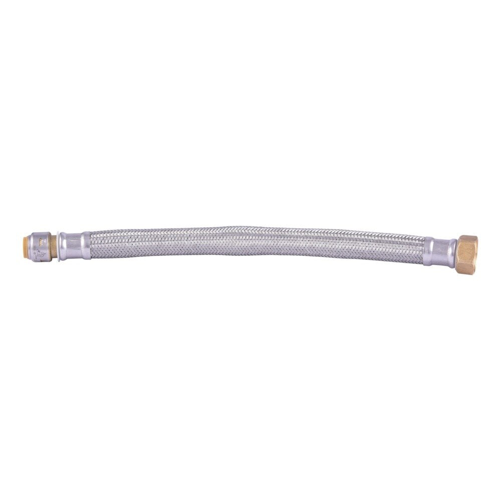 SharkBite UR3068FX15 1/2 in x 3/4 in FIP 15 in Stainless Steel Braided Water Heater Connector - 2