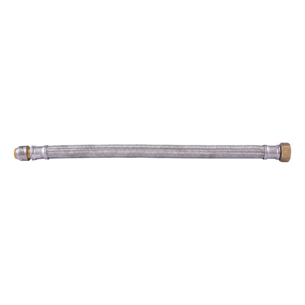 SharkBite UR3068FX18 1/2 in. x 3/4 in. FIP 18 in. Stainless Steel Braided Water Heater Connector - 2