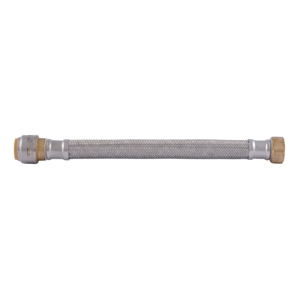 SharkBite UR3088FX12 Max 3/4 in x 3/4 in FIP 12 in Stainless Steel Braided Water Heater Connector - 2