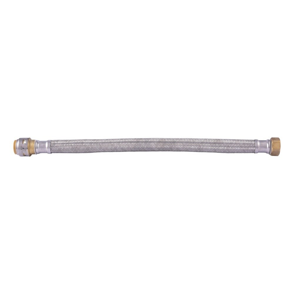 SharkBite UR3088FX18 3/4 in x 3/4 in FIP x 18 in Braided Stainless Steel Water Heater Connector - 2