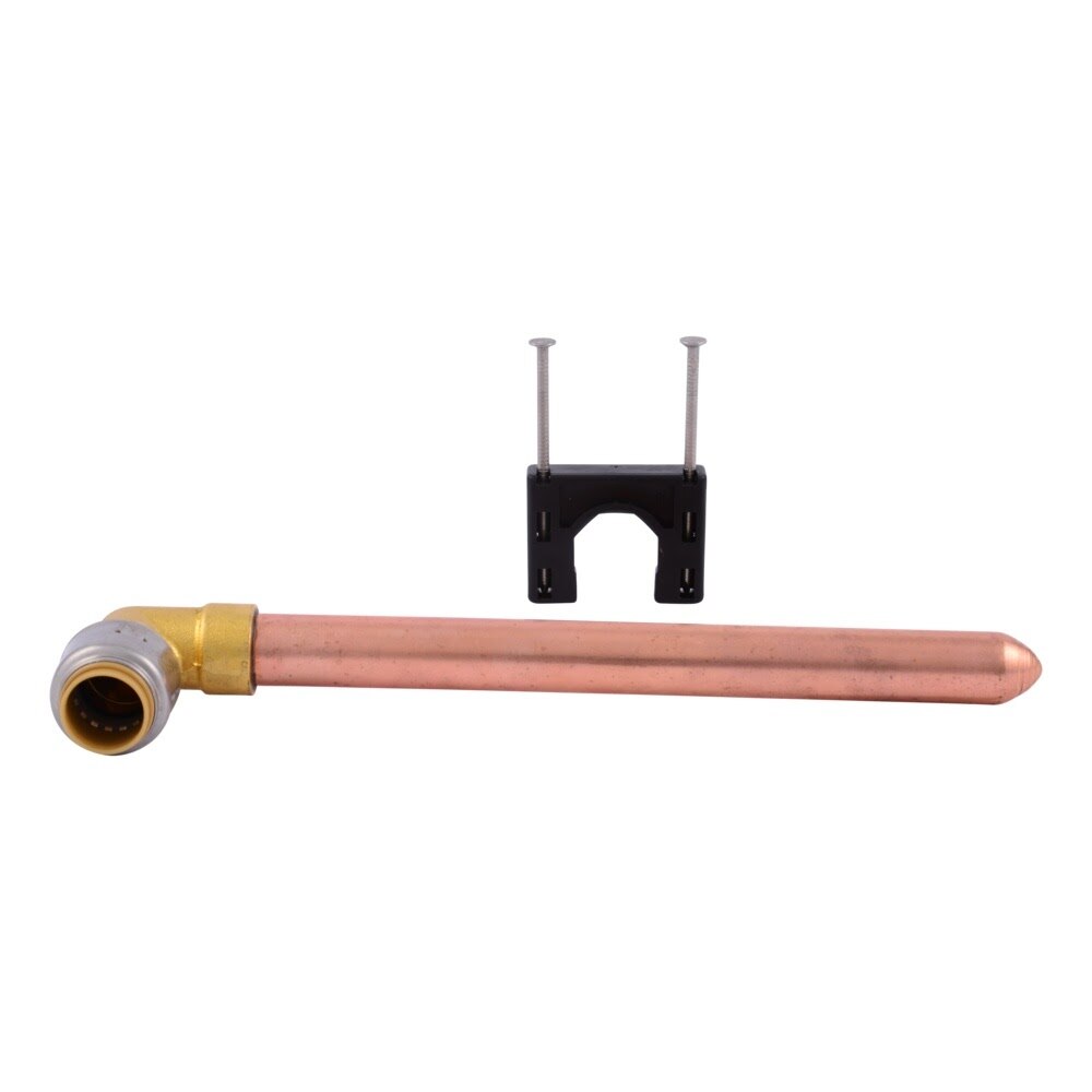 SharkBite UR351A 1/2 in Elbow x 1/2 in Copper Tube Lead Free Stub Out Elbow 8 in Length - 2