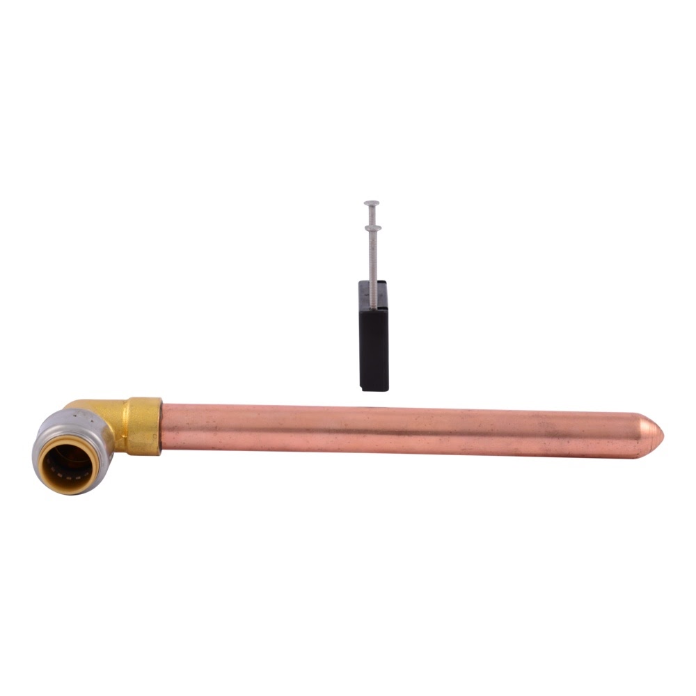 SharkBite UR351A 1/2 in Elbow x 1/2 in Copper Tube Lead Free Stub Out Elbow 8 in Length - 3