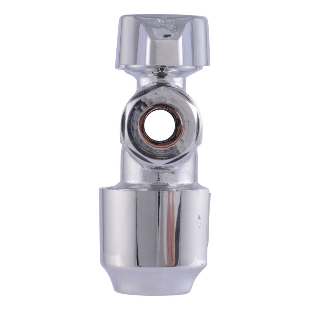 SharkBite URDS123838 1/2 in. Push-to-Connect x 3/8 in. OD Compression x 3/8 in. OD Compression Dual Stop Valve - 3