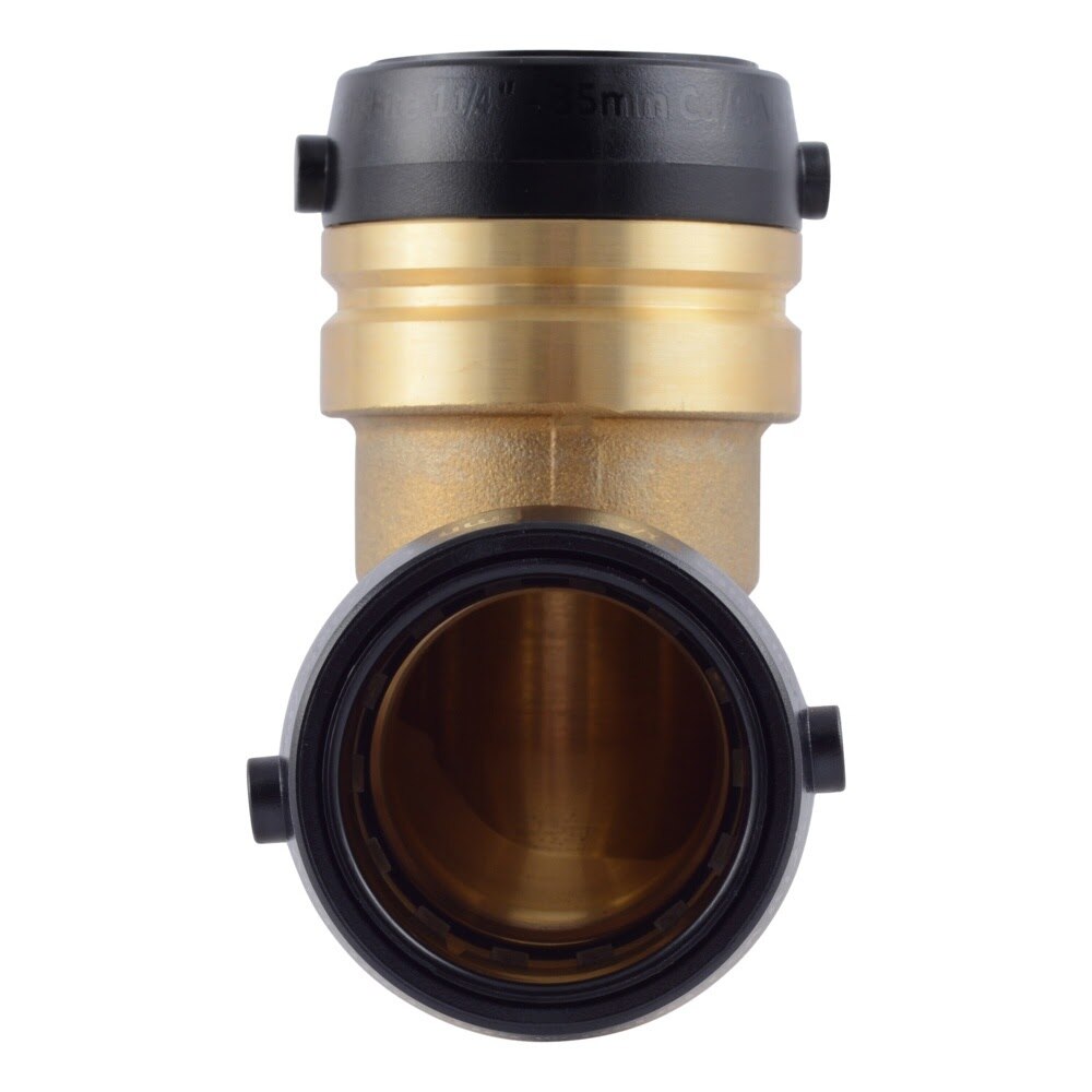 SharkBite UXL0235 1-1/4 in x 1-1/4 in Push to Connect Brass 90 Degree Elbow - 3