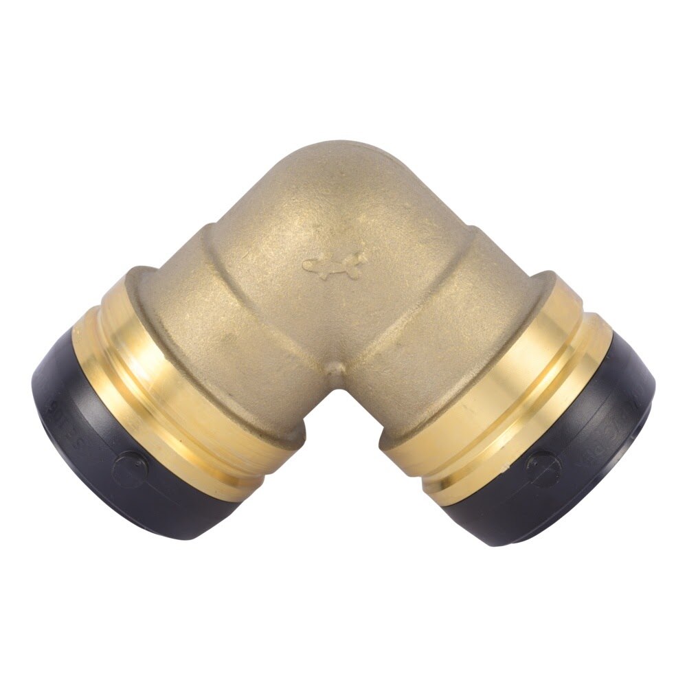 SharkBite UXL0241 1-1/2 in. x 1-1/2 in. 90 Degree Push-to-Connect Elbow Lead-Free Brass - 2