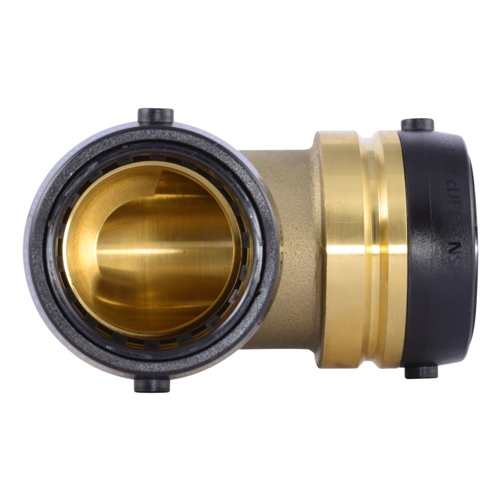 SharkBite UXL0241 1-1/2 in. x 1-1/2 in. 90 Degree Push-to-Connect Elbow Lead-Free Brass - 3