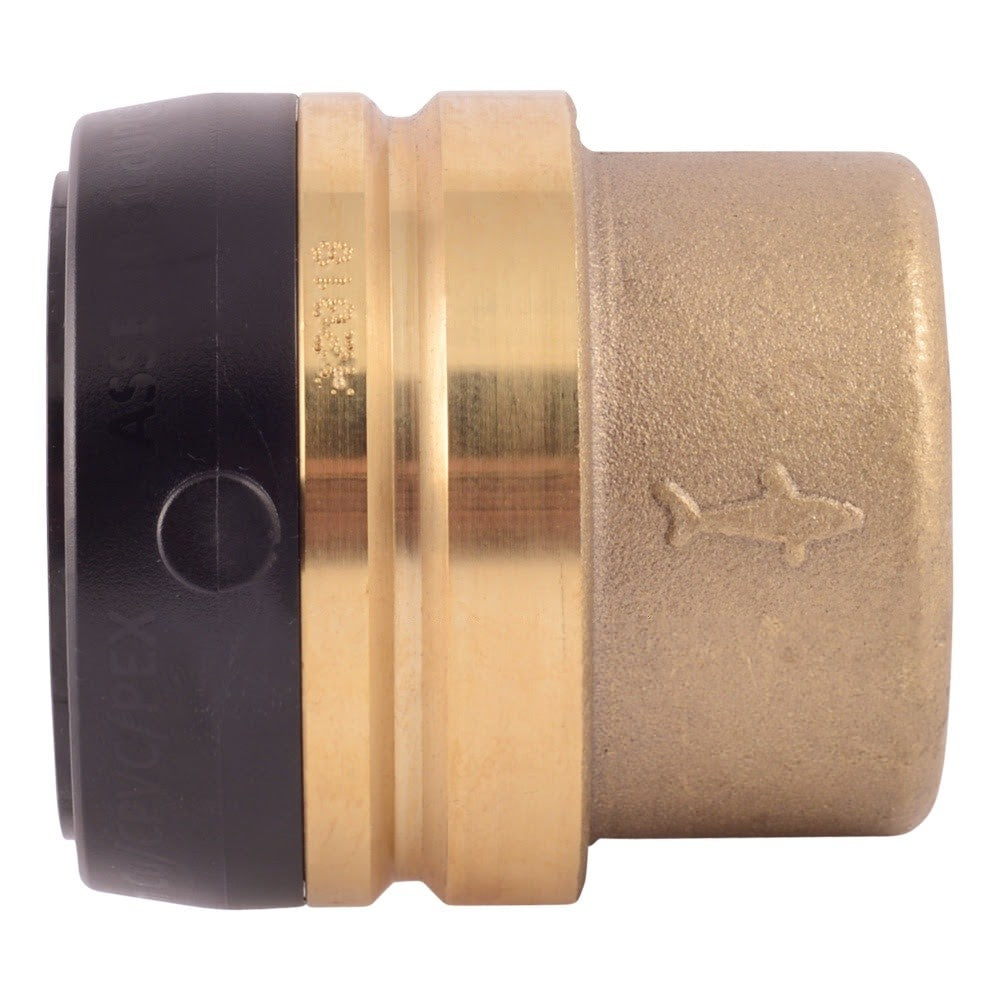 SharkBite UXL0441 1-1/2 in. Push-to-Connect End Cap for PEX Copper and CPVC Pipe - 2