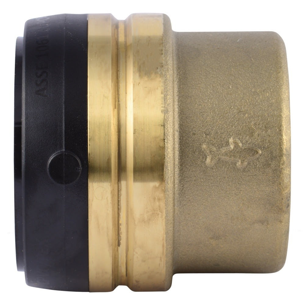 SharkBite UXL0454 2 in. Push-to-Connect End Cap for PEX Copper CPVC and HDPE Pipe - 2