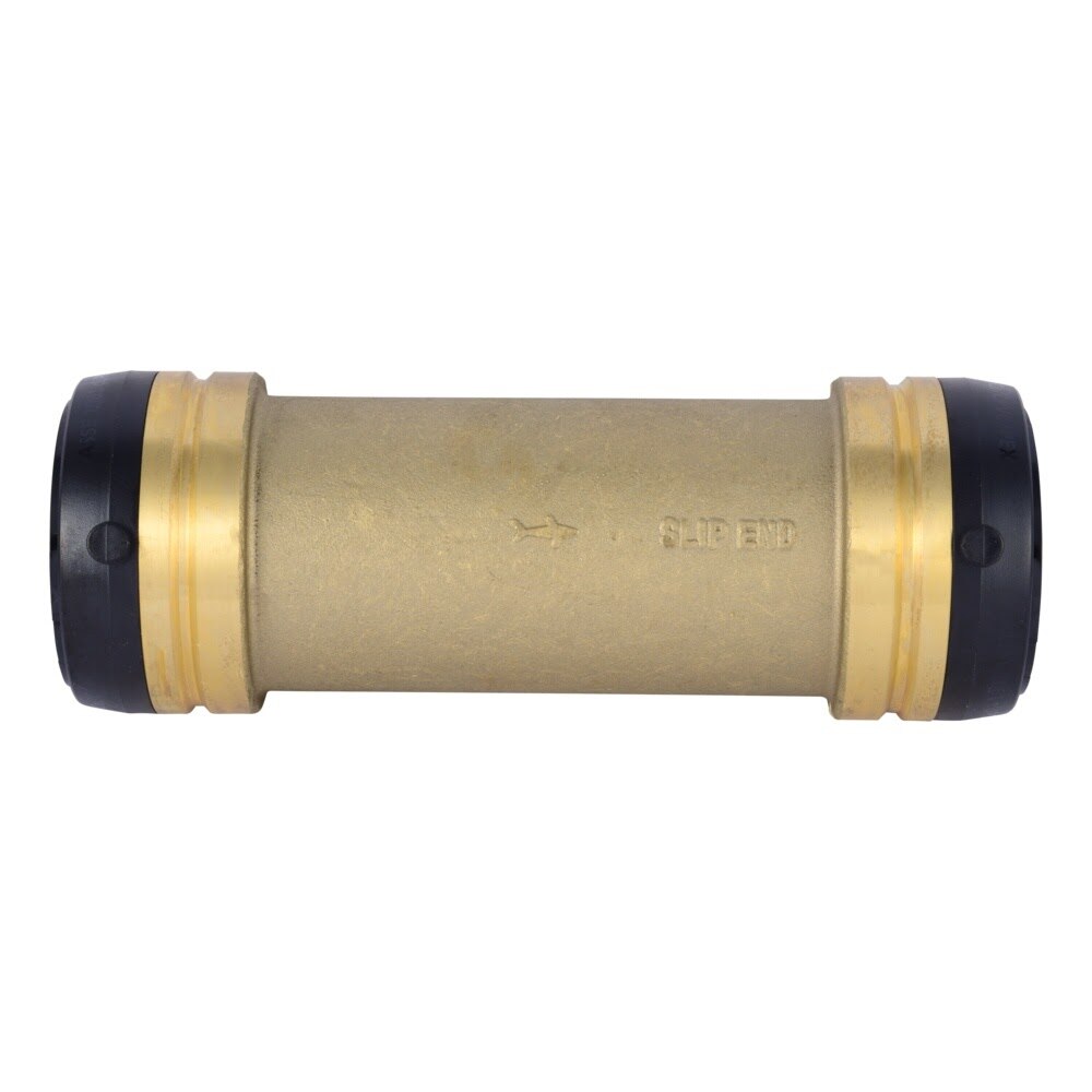 SharkBite UXL0654 2 in. x 2 in. Push Slip Coupling for Copper and CPVC Pipe Repair - 2
