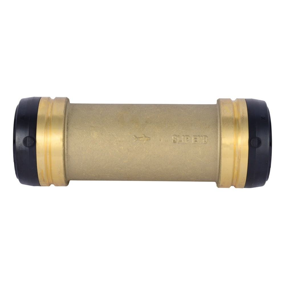 SharkBite UXL0654 2 in. x 2 in. Push Slip Coupling for Copper and CPVC Pipe Repair - 2