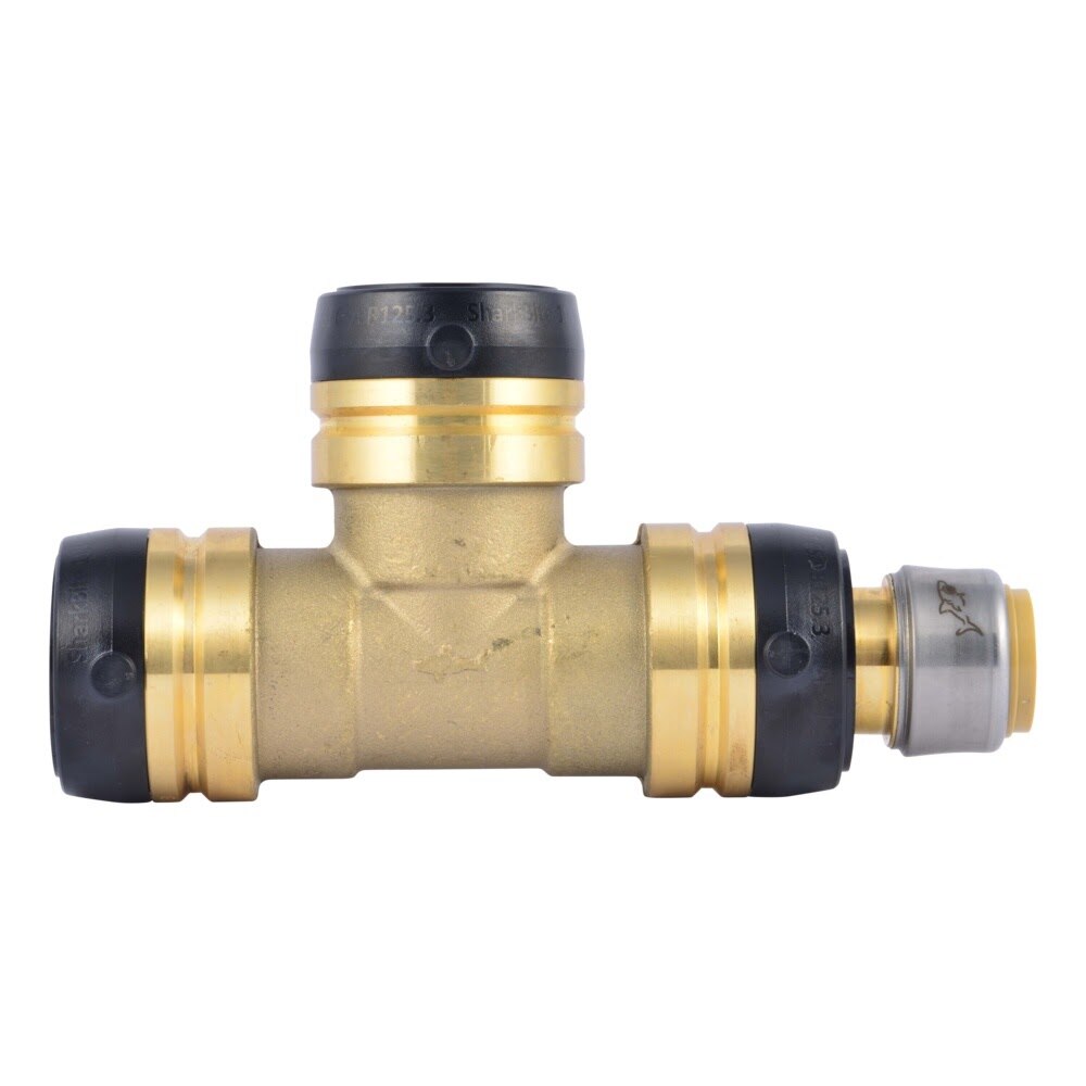 SharkBite UXL08352235 1-1/4 in. x 3/4 in. x 1-1/4 in. 2XL Lead-Free Push-to-Connect Reducing Tee - 2