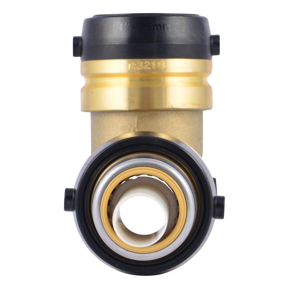 SharkBite UXL08352235 1-1/4 in. x 3/4 in. x 1-1/4 in. 2XL Lead-Free Push-to-Connect Reducing Tee - 3