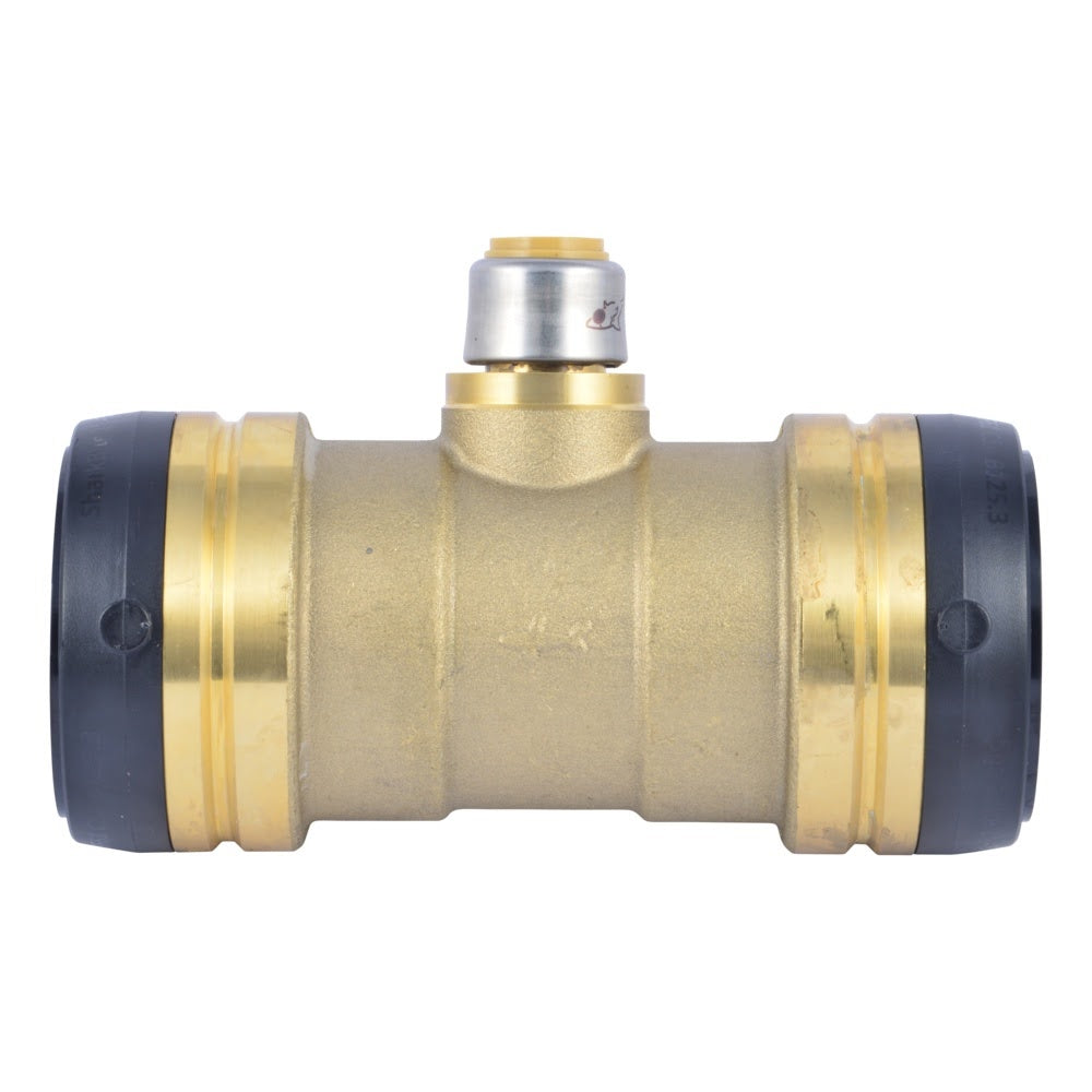SharkBite UXL08545416 2 in x 2 in x 0.5 in Reduced Tee Push Fit Lead Free Brass - 2