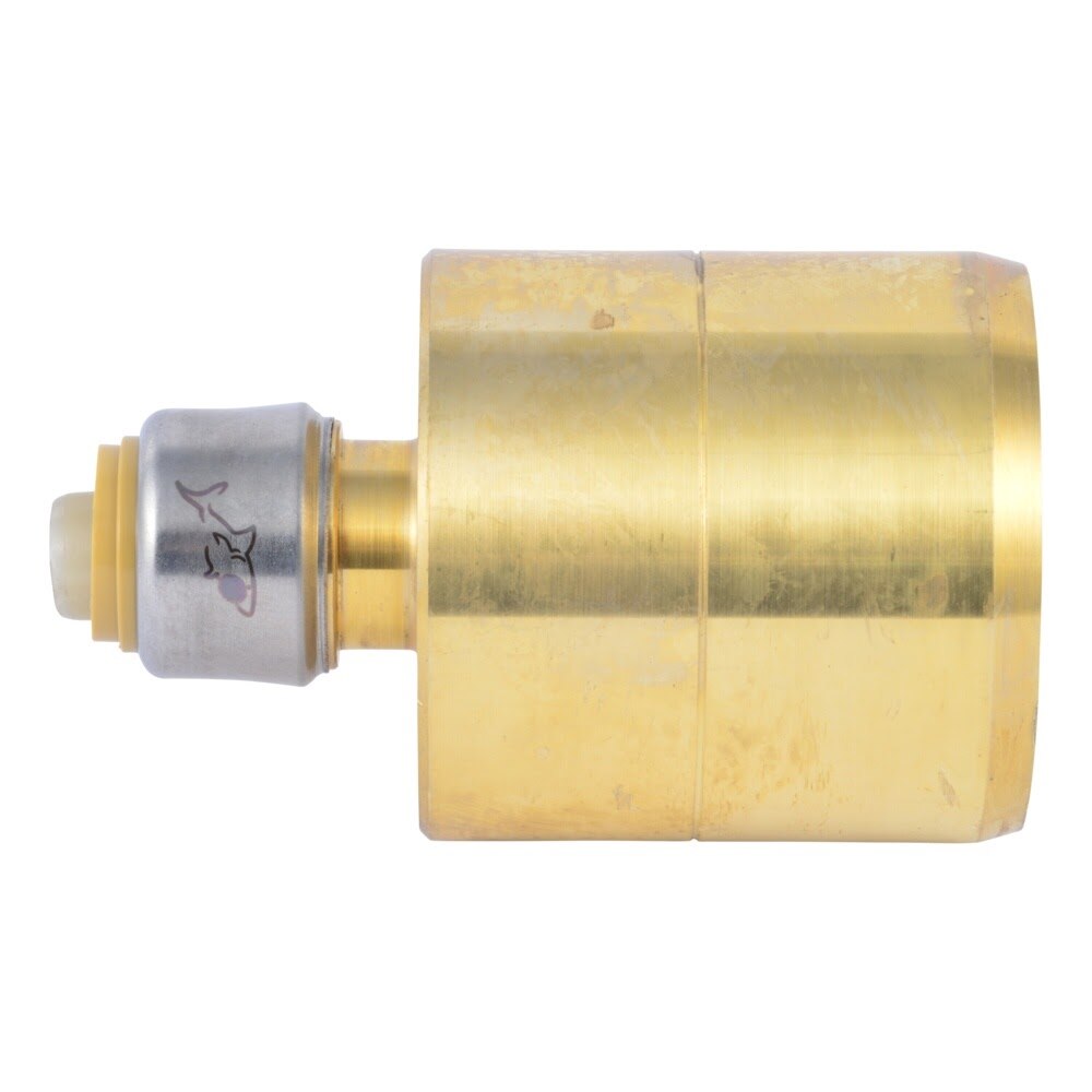 SharkBite UXL125416 2 in. x 1/2 in. Lead-Free Brass Push-to-Connect CTS Fitting Reducer - 2
