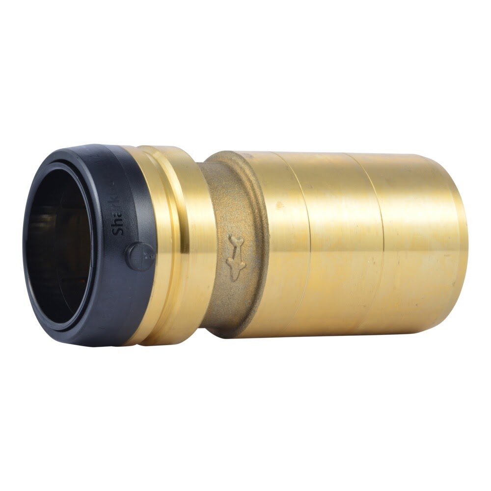 SharkBite UXL125441 2 in x 1-1/2 in Brass Push to Connect CTS Fitting Reducer