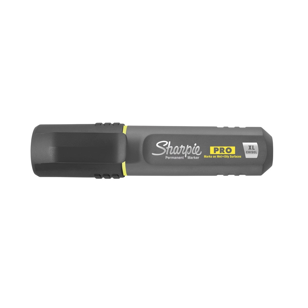 Sharpie 2178493 PRO XL Chisel Tip Black Permanent Marker for Wet and Oily Surfaces (4 Pack)