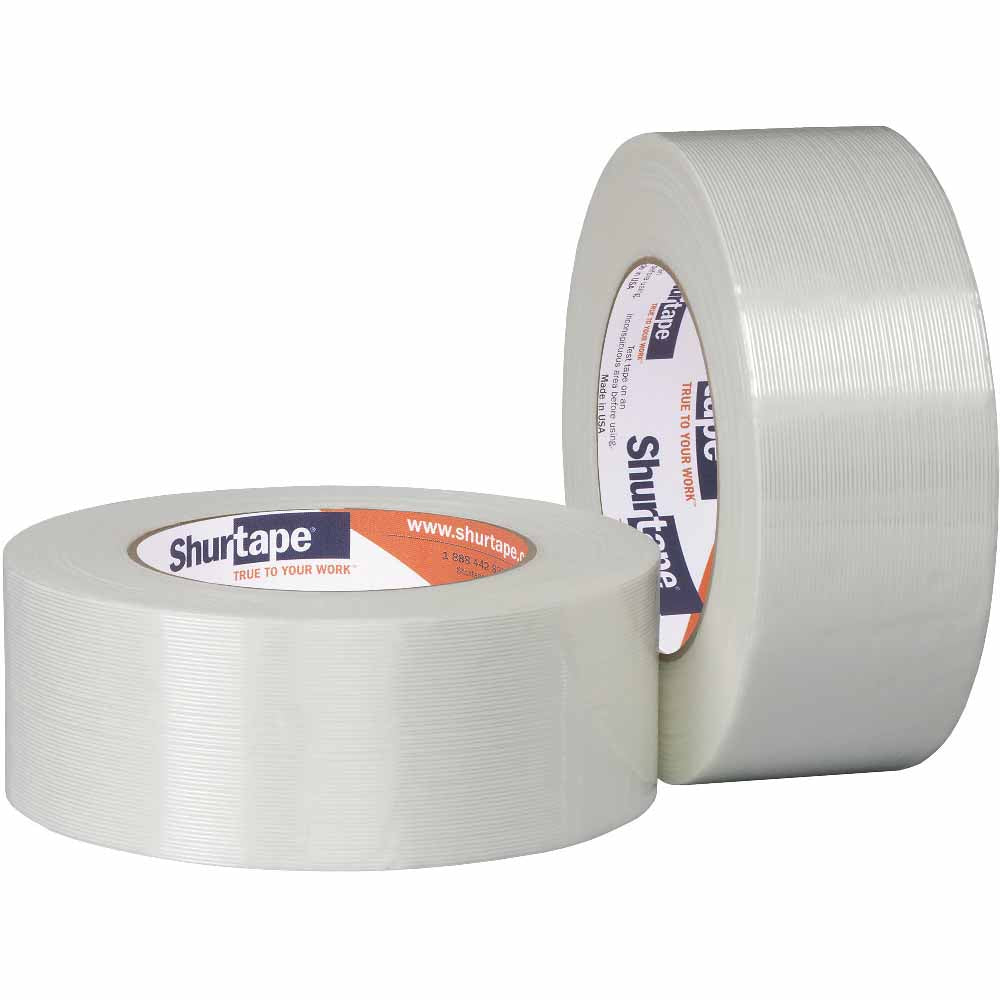 Shurtape 101293 GS 490 Economy Grade Strapping Tape, Clear, 9mm x 55m