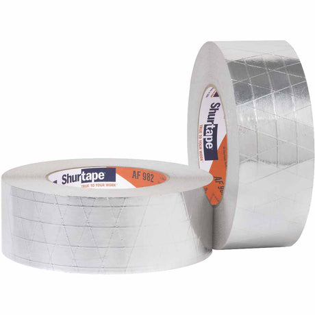 Shurtape 101556 AF 982 Maximum-Strength Linered 2" FSK Tape, Silver, 48mm x 46m