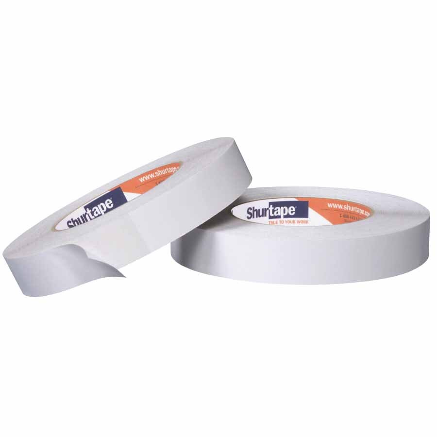 Shurtape 104249 DP 401 2" Double-Coated Film Tape, Glassine Liner, 48mm x 50m