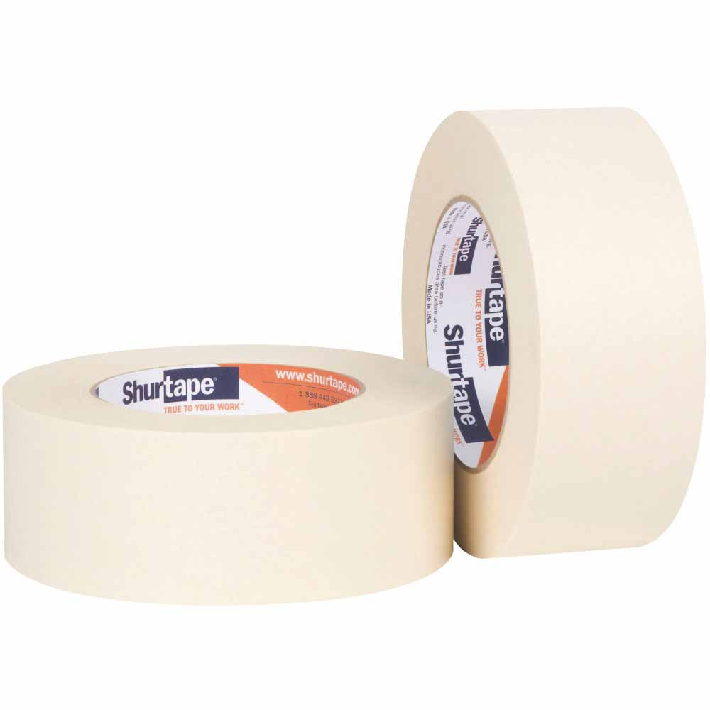Shurtape 104271 CP 905 High Temp High Adhesion 2" Masking Tape, 48mm x 55m