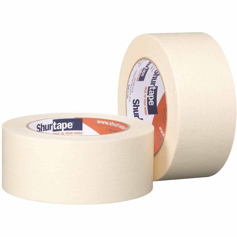 Shurtape 104465 CP 105 Gen. Purp. Med-High Adhesion Masking Tape, 18mm x 55m