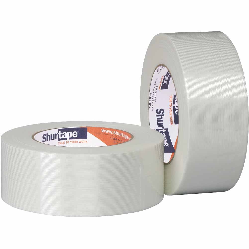 Shurtape 104476 GS 490 Economy Grade Strapping Tape, Clear, 18mm x 55m