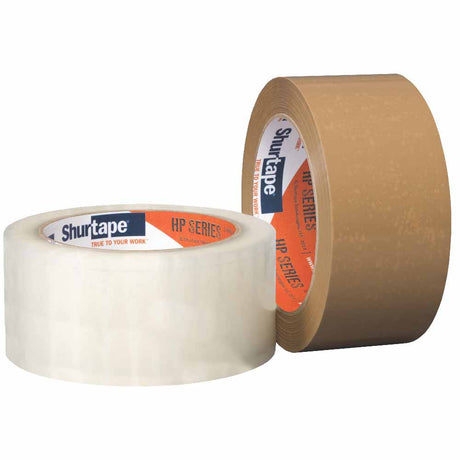 Shurtape 104482 HP 100 Hot Melt 3" Packaging Tape, Clear, 72mm x 100m