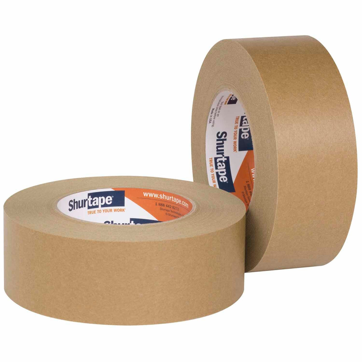 Shurtape 104664 FP 115 Flatback Kraft 4" Paper Tape, Brown, 96mm x 55m