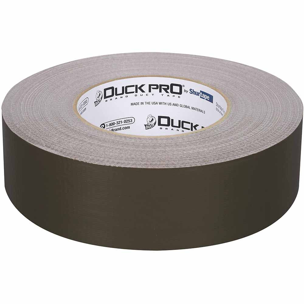 Shurtape 105509 PC 618C Duck Pro 10Mil 48mm x 55m Olive Industrial Colored Cloth Duct Tape