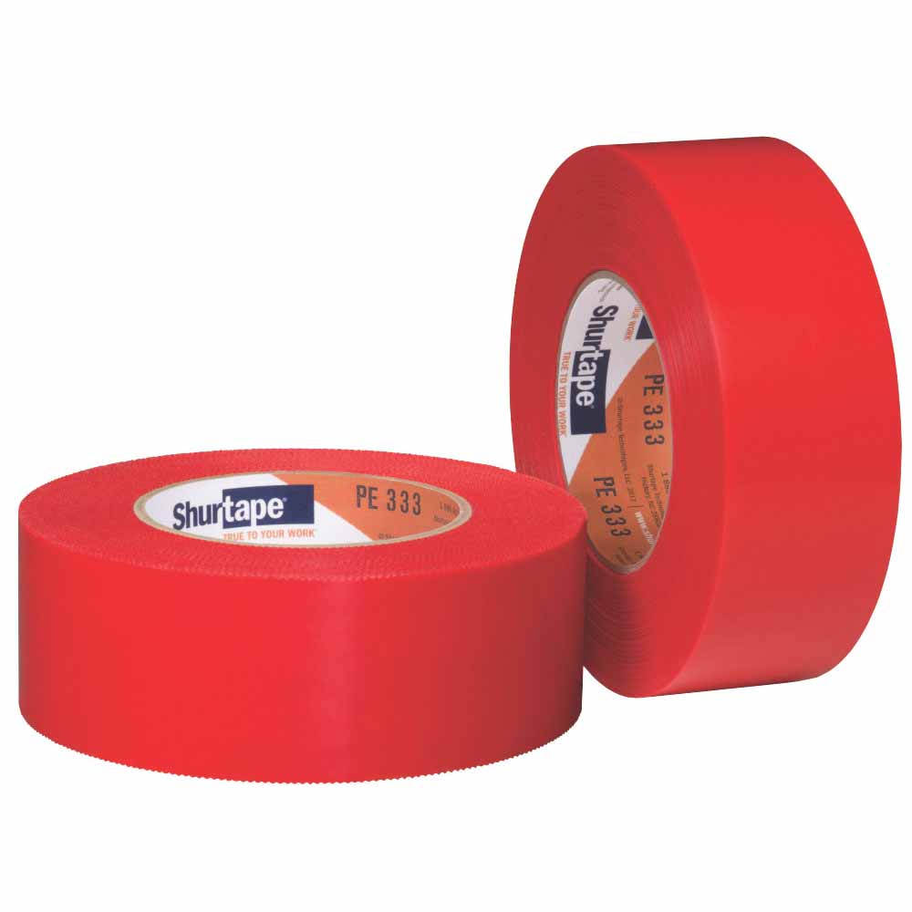 Shurtape 152352 PE 333 Non-UV-Resistant 2" Tape, Straight Edge, 48mm x 55m