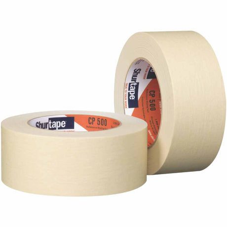 Shurtape 188481 CP 500 High Temp. Med-High Adhesion 1" Masking Tape, 24mm x 55m