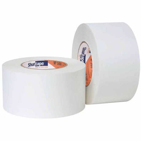 Shurtape 198660 VP 500 Embossed White Vinyl Tape, White, 3in x 50yd