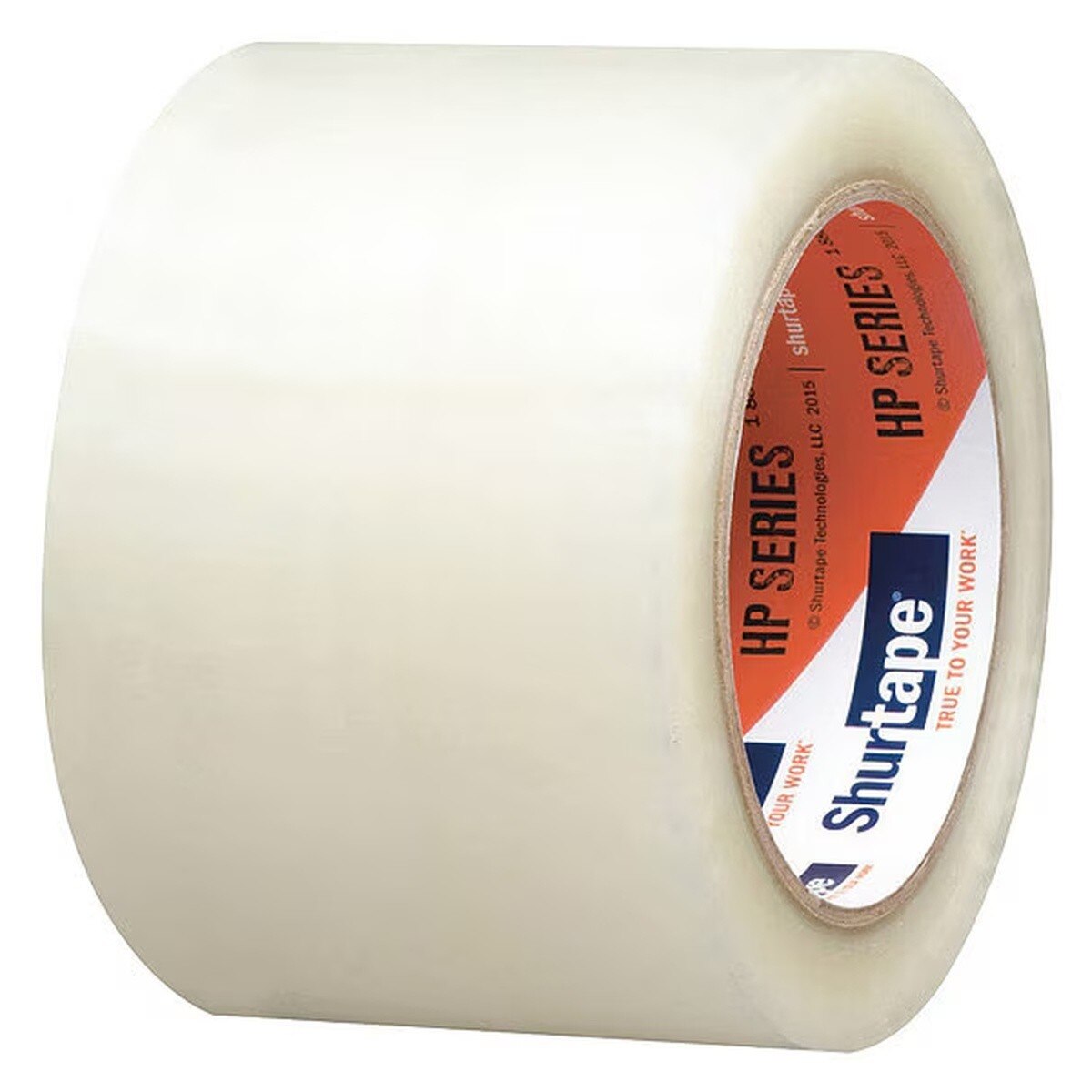 Shurtape 207194 HP 100 72 mm x 100 m Light Duty Hot Melt Carton Sealing Tape Clear (24 Pack) - 2