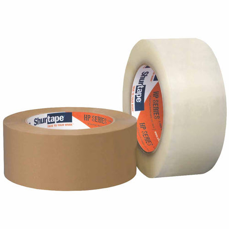Shurtape 207846 HP 400 Hot Melt 2" Packaging Tape, Clear, 48mm x 100m