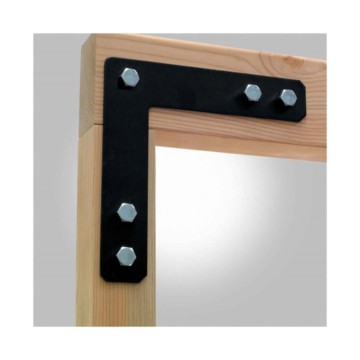 Simpson Strong-Tie 1212HLPC (12" x 12") 7ga HLPC Heavy L-Shaped Black Powder-Coated Strap Tie - 3