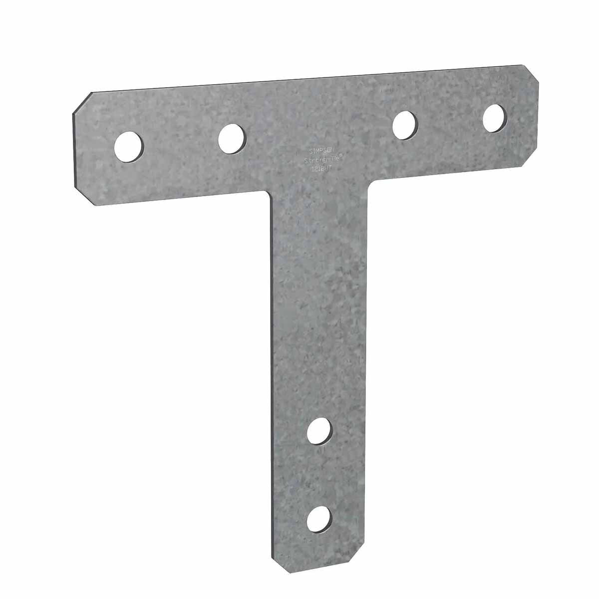 Simpson 1212HTHDG Strong-Tie Heavy T Strap 12 x 12 Hot-Dip Galvanized for Wood Connections
