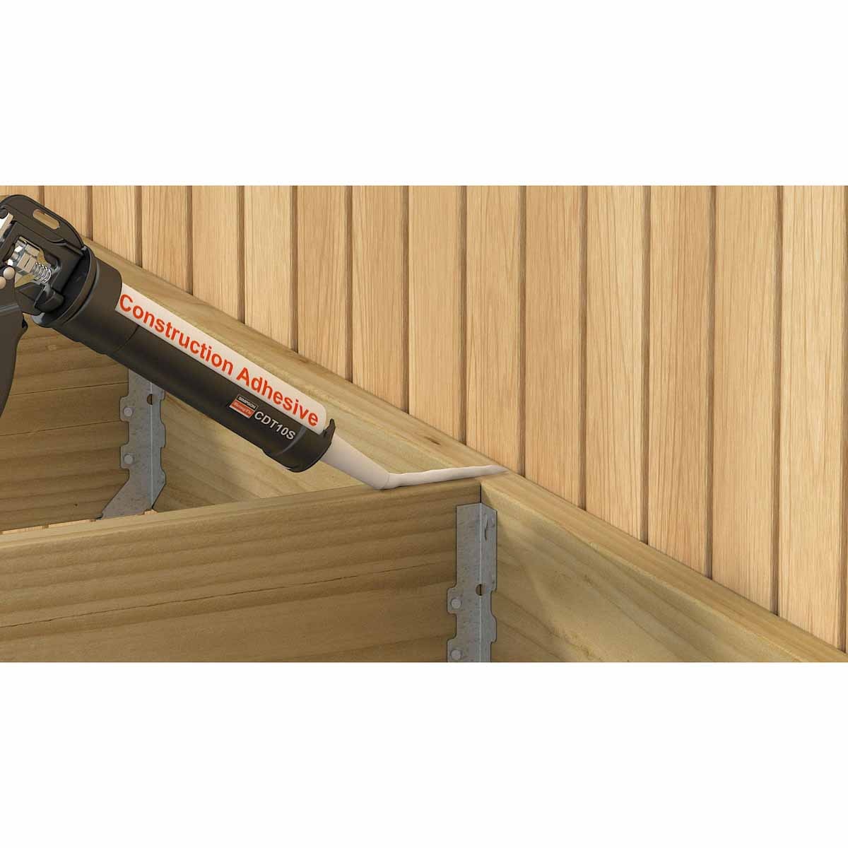 Simpson 175-EB TT Strong-Tie Simpson Hidden Deck Fastener Kit with Screws (175 Pack) for Invisible Deck Board Installation - 4