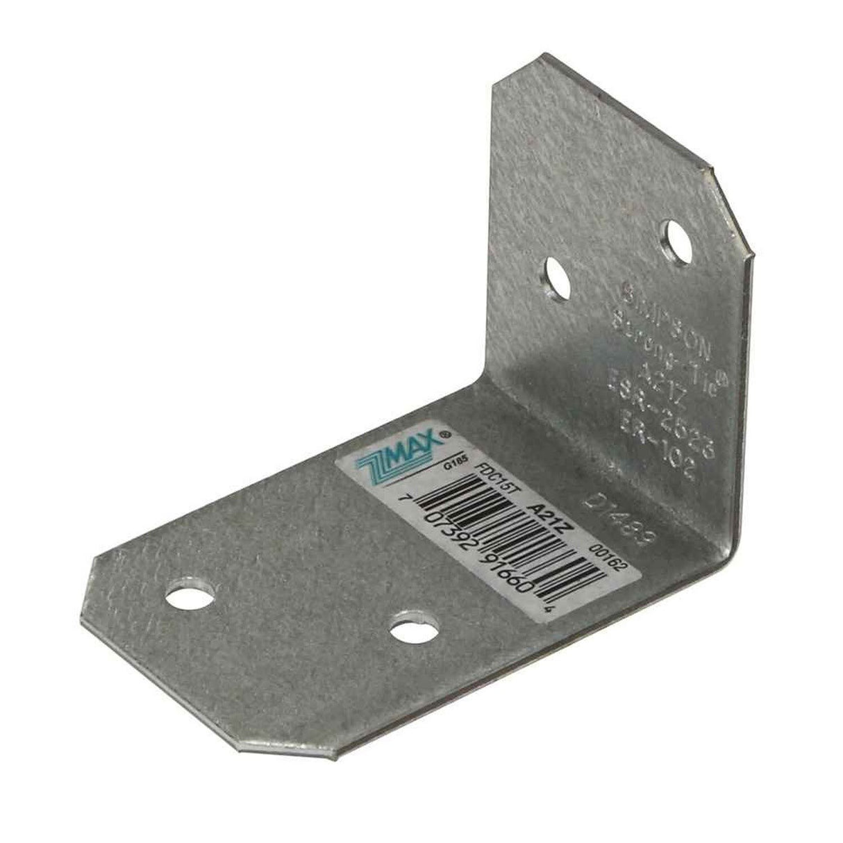 Simpson A21 Strong-Tie Galvanized Angle for Wood Framing Applications