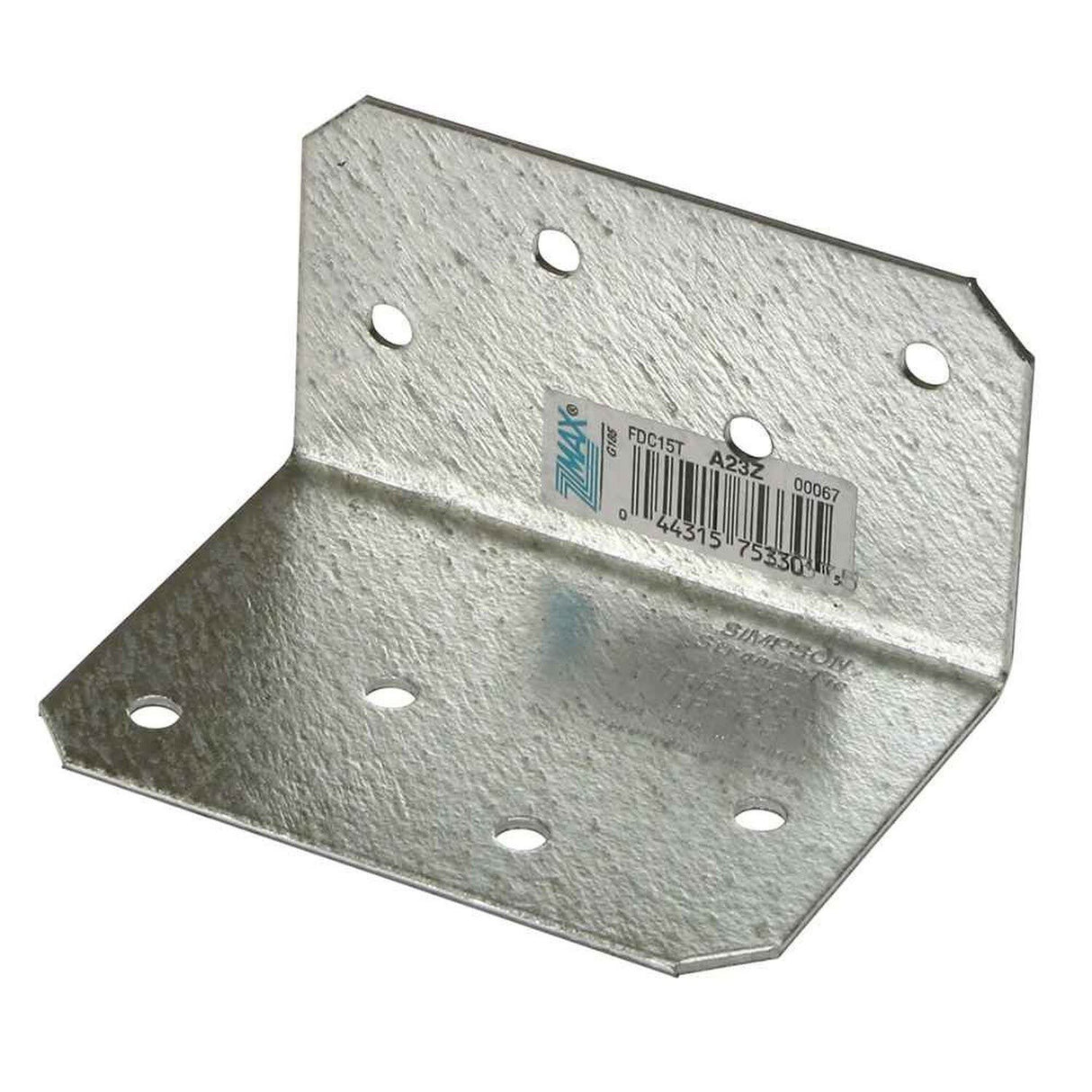 Simpson Strong-Tie A23Z (2" x 1-1/2" x 2-3/4") 18Ga ZMAX A Angle for Wood Applications