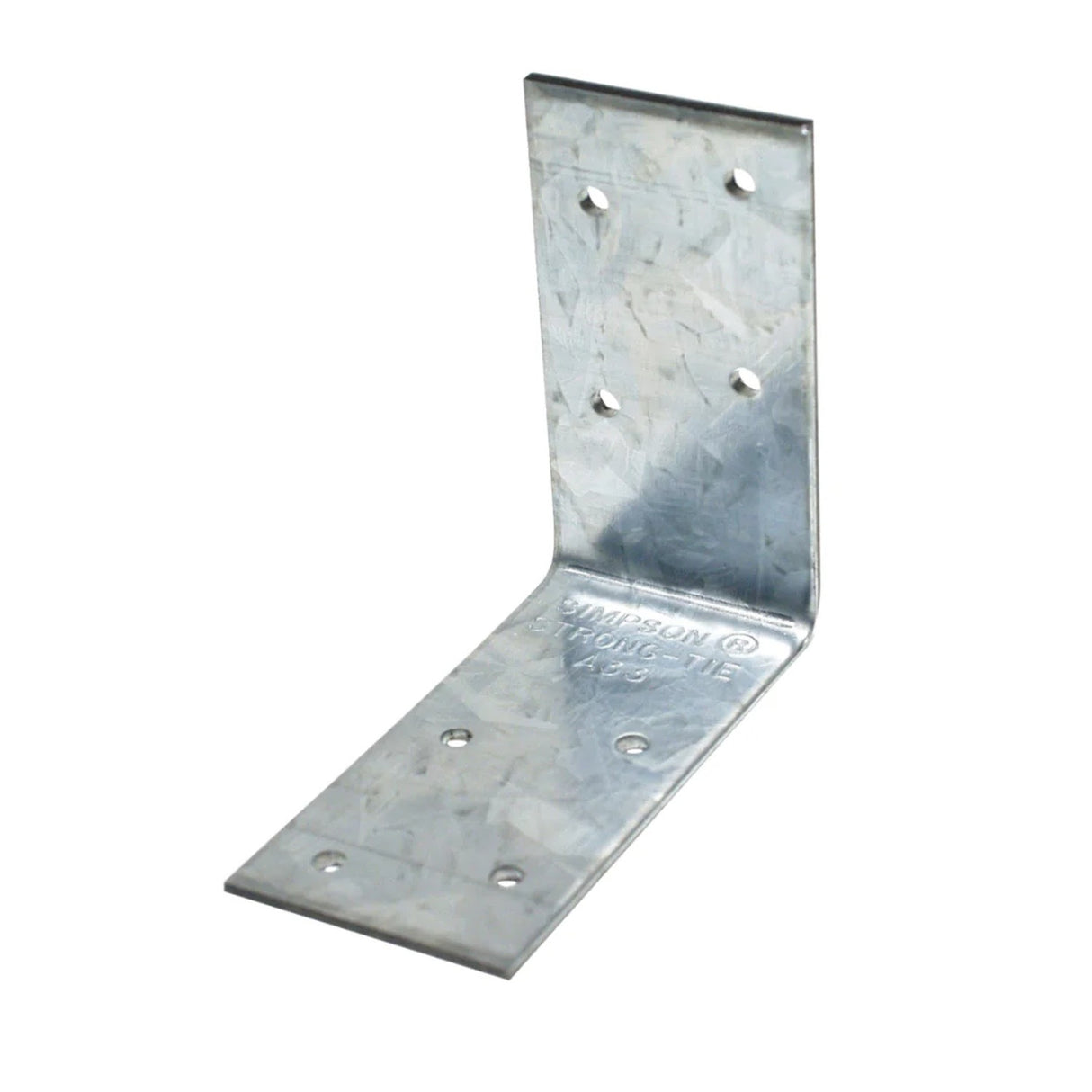 Simpson A33 Strong-Tie Galvanized Angle for Wood Framing Applications