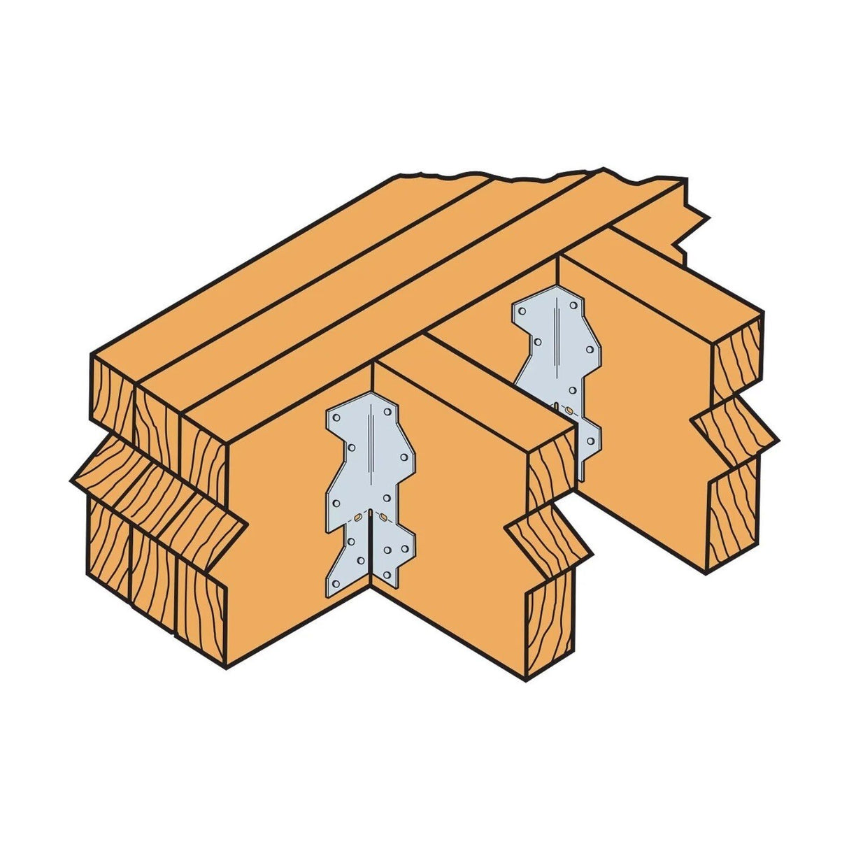 Simpson Strong-Tie A35SS (1-7/16 in. x 4-1/2 in.) Stainless-Steel Framing Angle for Wood Construction - 7