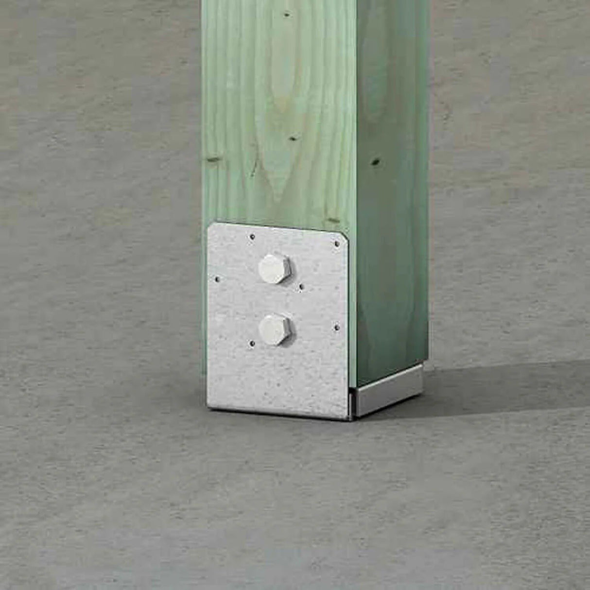 Simpson Strong-Tie ABU66Z (6" x 6") ABU Adjustable Post Base with Uplift - ZMAX Finish - 3